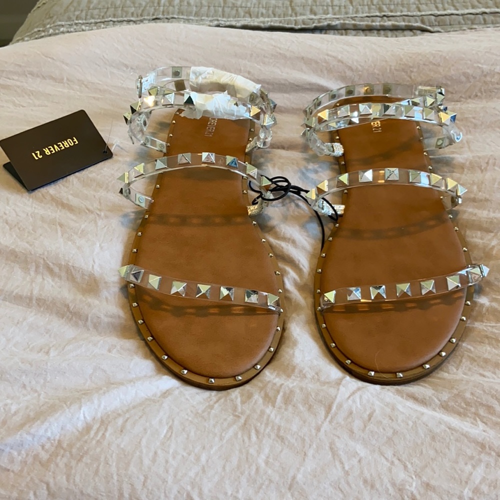 NWT studded gladiator Forever 21 sandals
